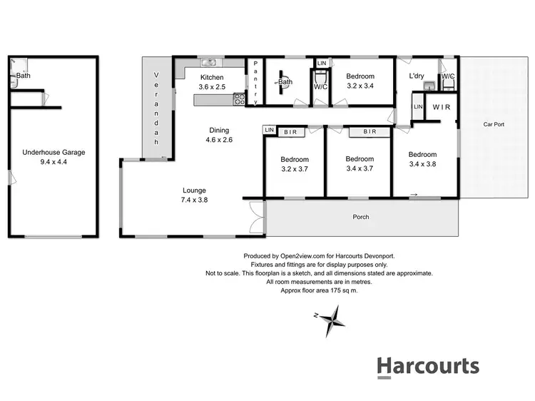 Floorplan of Homely unit listing, 2/17 Bovill, East Devonport TAS 7310