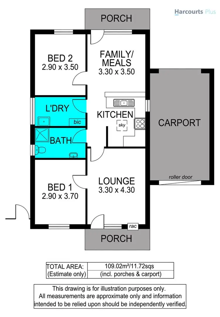 Floorplan of Homely unit listing, 20/17 Zwerner Drive, Hallett Cove SA 5158
