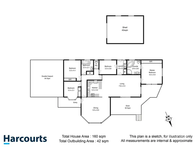 Floorplan of Homely house listing, 3 Tanya Place, Lewisham TAS 7173