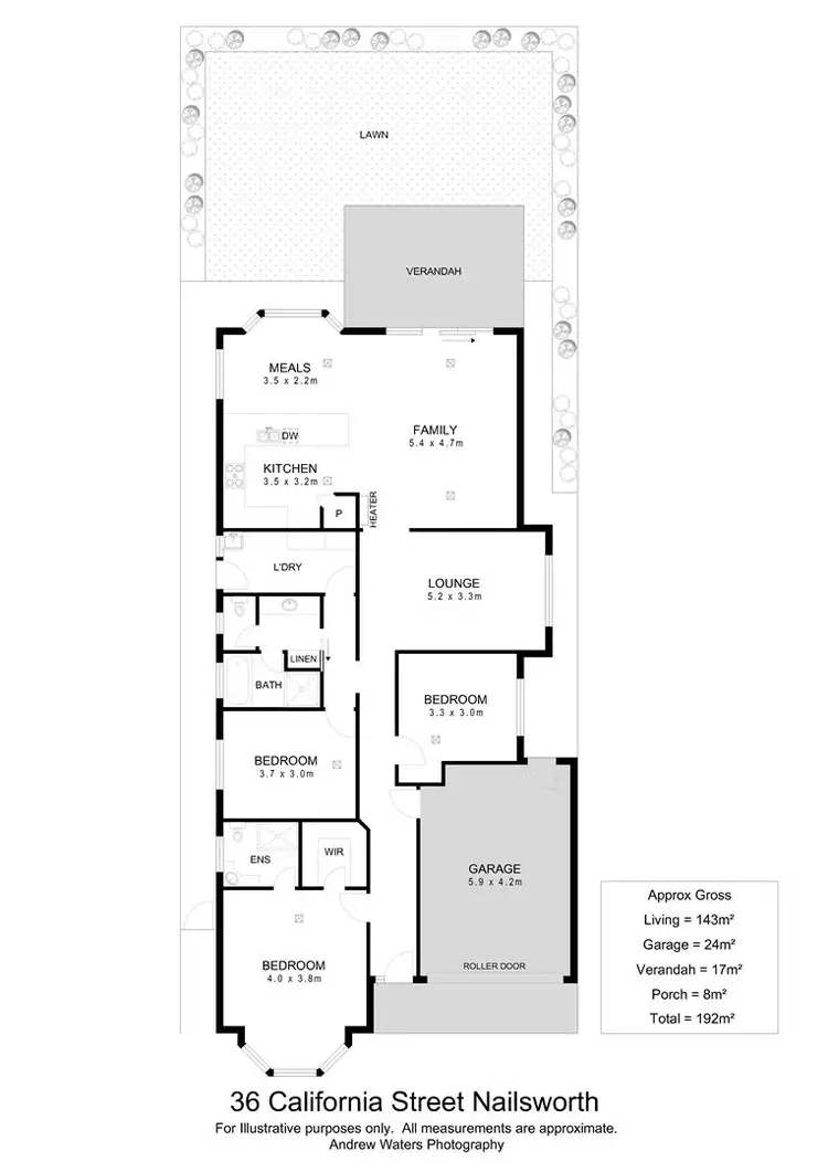 Floorplan of Homely house listing, 36 California Street, Nailsworth SA 5083