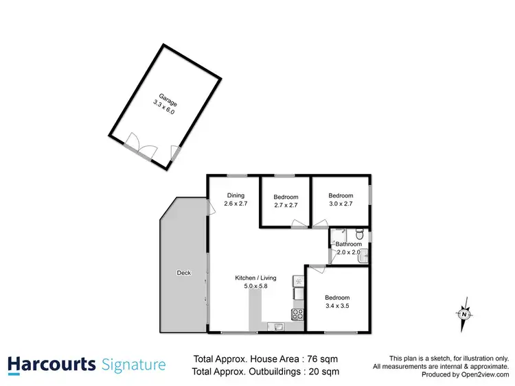 Floorplan of Homely house listing, 95 Sommers Bay Road, Murdunna TAS 7178