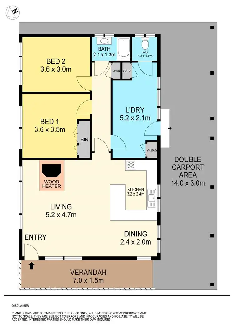 Floorplan of Homely house listing, 60 Napier Street, Creswick VIC 3363