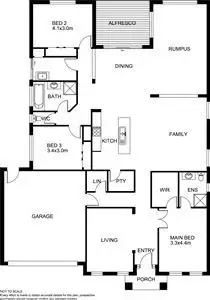 Floorplan of Homely house listing, 8 Tournament Place, Cranbourne North VIC 3977