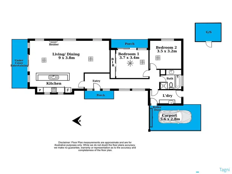 Floorplan of Homely house listing, 3, 42 Wheatsheaf Road, Morphett Vale SA 5162