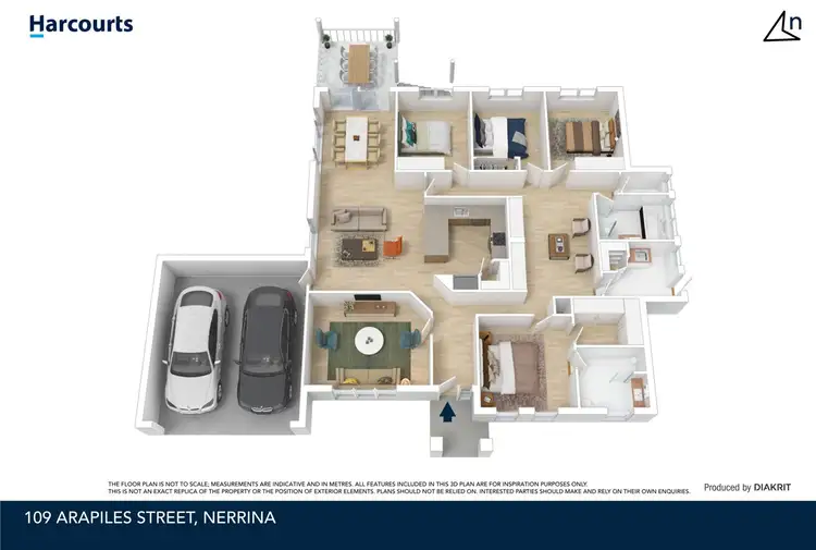 Floorplan of Homely house listing, 109 Arapiles Street, Nerrina VIC 3350