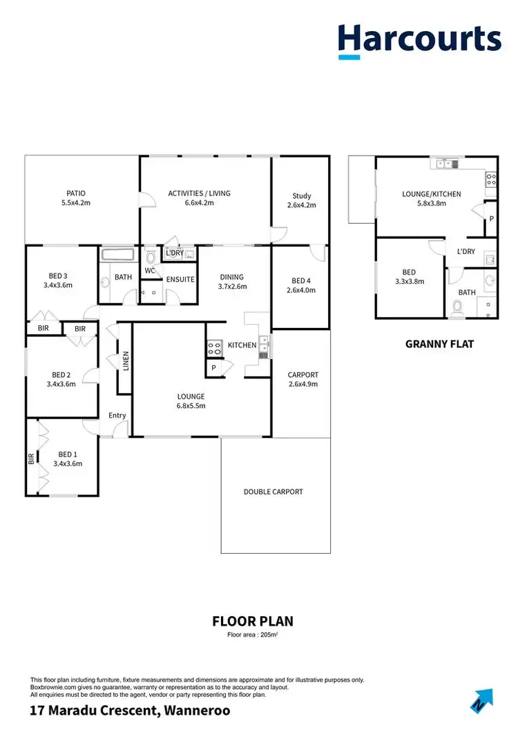 Floorplan of Homely house listing, 17 Maradu Crescent, Wanneroo WA 6065