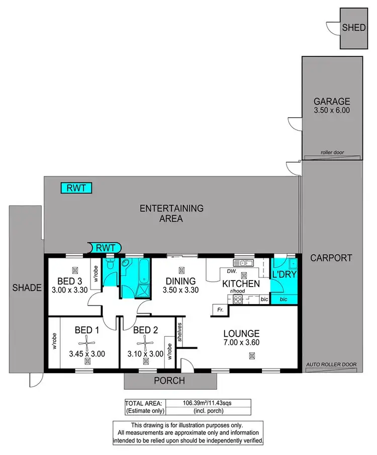 Floorplan of Homely house listing, 32 Tindall Crescent, Sheidow Park SA 5158