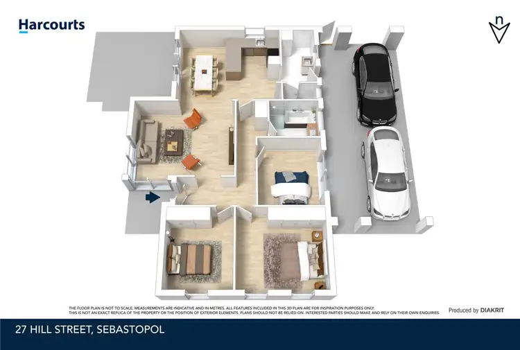 Floorplan of Homely house listing, 27 Hill Street, Sebastopol VIC 3356
