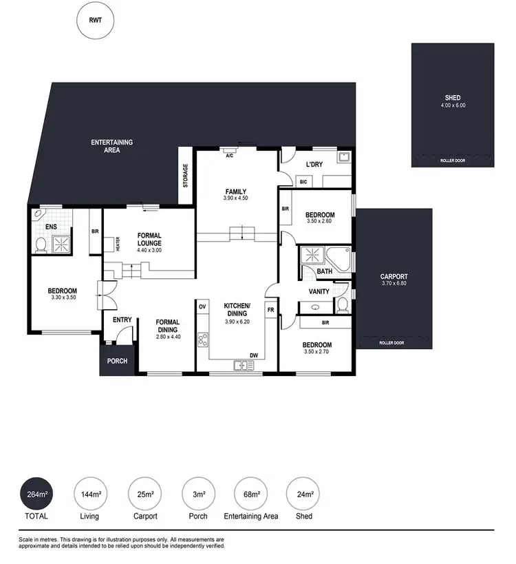 Floorplan of Homely house listing, 25 Agnes Gillespie Drive, Hayborough SA 5211