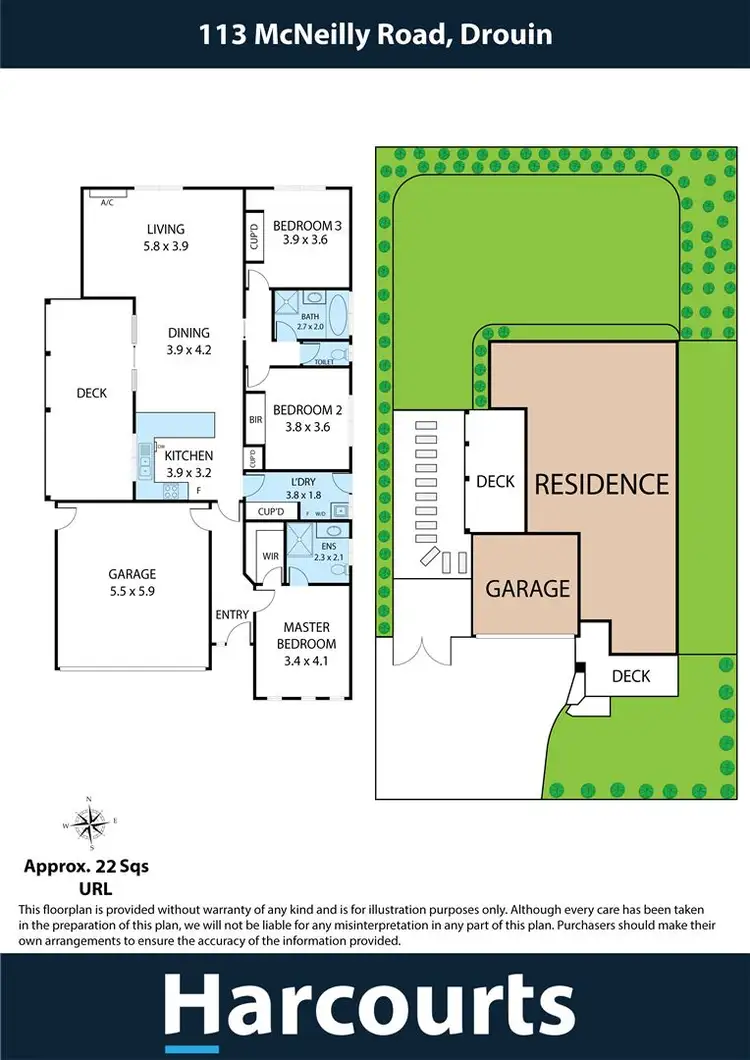 Floorplan of Homely house listing, 113 McNeilly Rd, Drouin VIC 3818