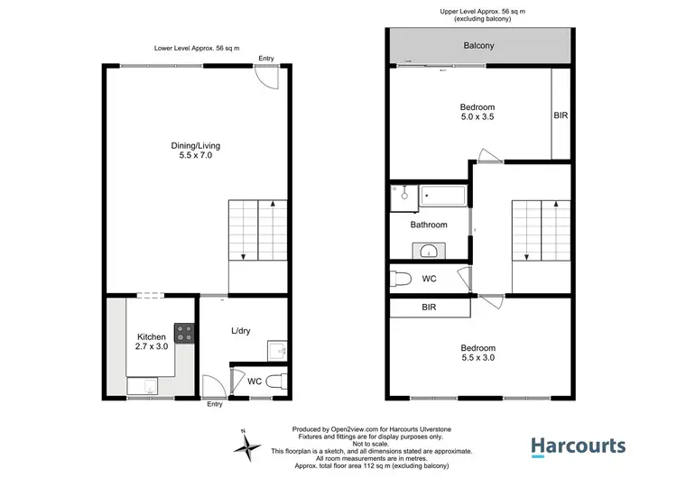 Floorplan of Homely unit listing, 5/5A Percy Street, Devonport TAS 7310