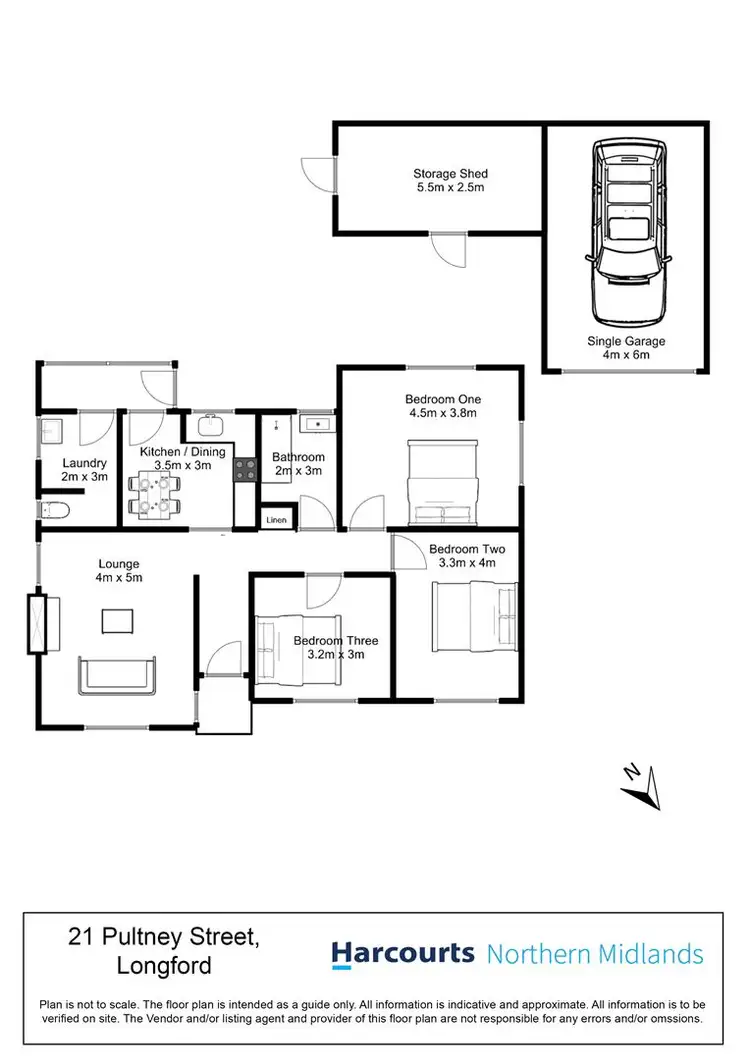 Floorplan of Homely house listing, 21 Pultney Street, Longford TAS 7301