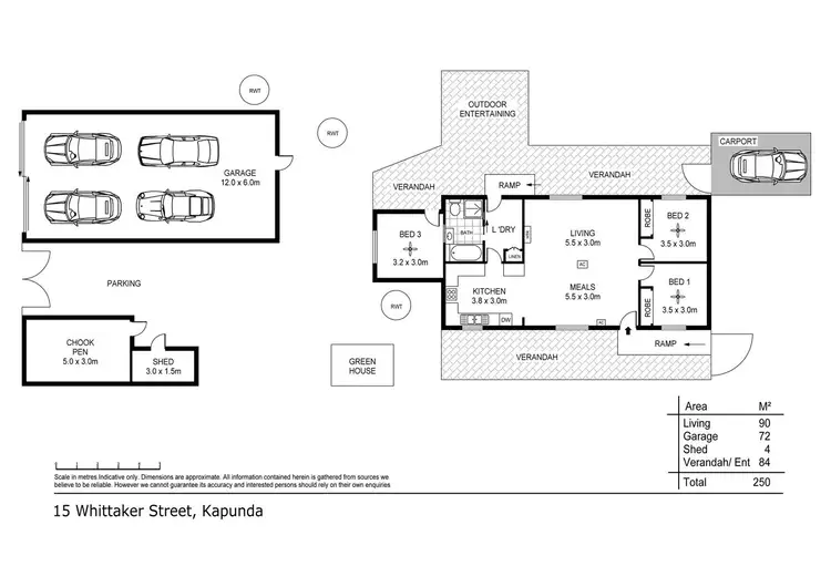 Floorplan of Homely house listing, 15 Whittaker Street, Kapunda SA 5373