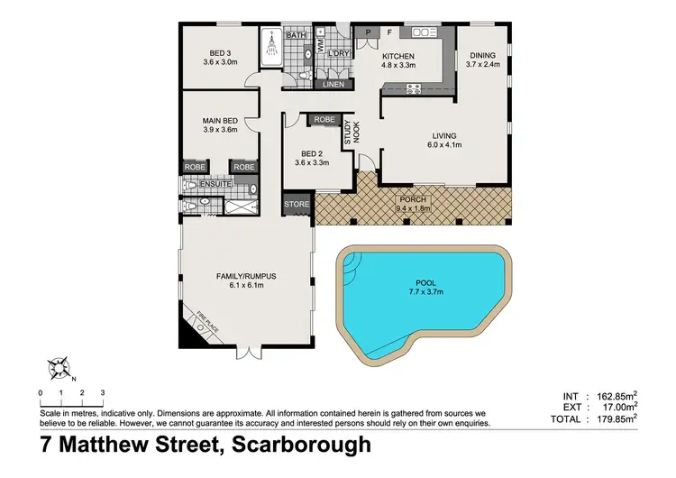 Floorplan of Homely house listing, 7 Matthew Street, Scarborough QLD 4020