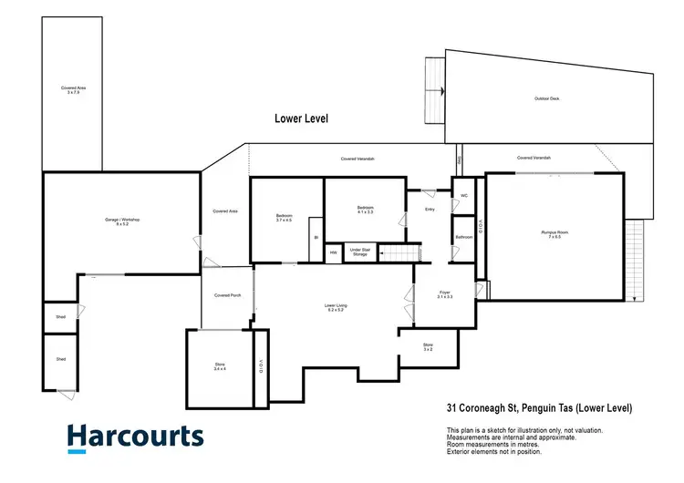 Floorplan of Homely house listing, 31 Coroneagh Street, Penguin TAS 7316