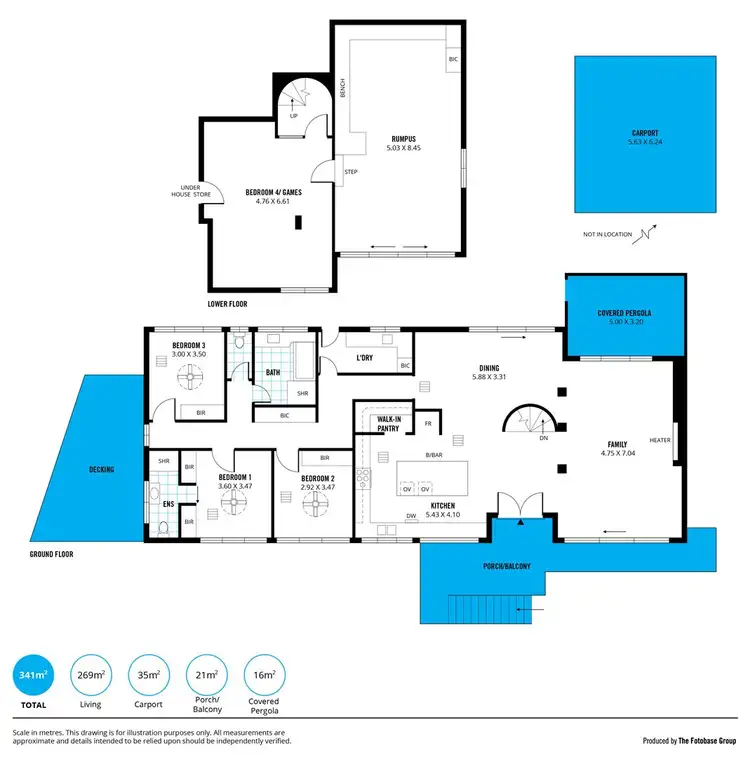 Floorplan of Homely house listing, 18 Bonneyview Road, Flagstaff Hill SA 5159