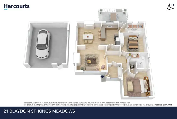 Floorplan of Homely house listing, 21 Blaydon St, Kings Meadows TAS 7249