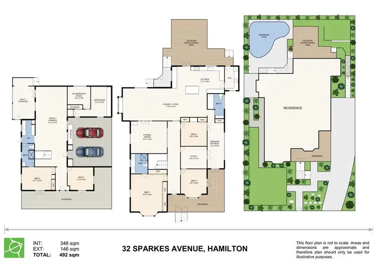 Floorplan of Homely house listing, 32 Sparkes Avenue, Hamilton QLD 4007