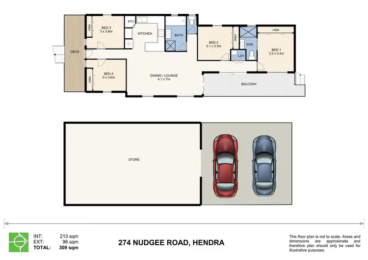 Floorplan of Homely house listing, 274 Nudgee Road, Hendra QLD 4011