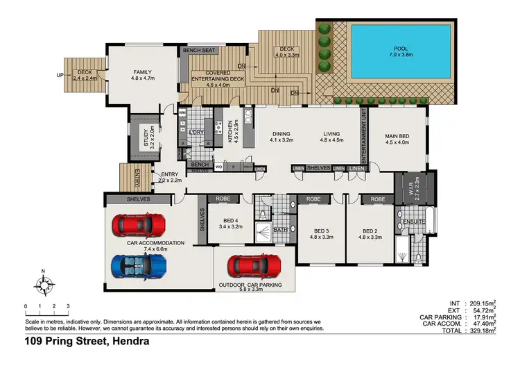 Floorplan of Homely house listing, 109 Pring Street, Hendra QLD 4011