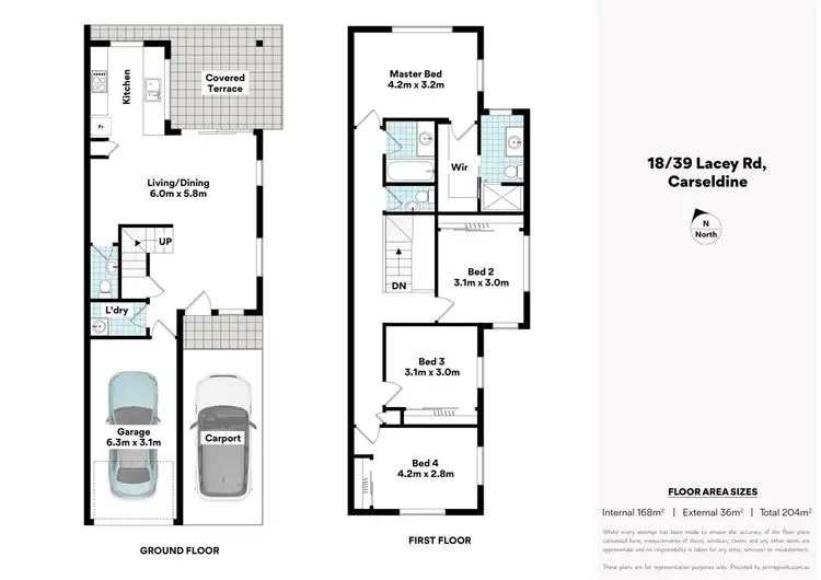 Floorplan of Homely townhouse listing, 18/39 Lacey Rd, Carseldine QLD 4034
