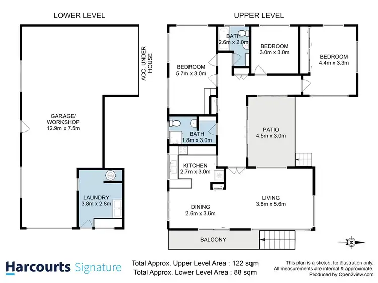 Floorplan of Homely house listing, 4 Roseneath Place, Austins Ferry TAS 7011