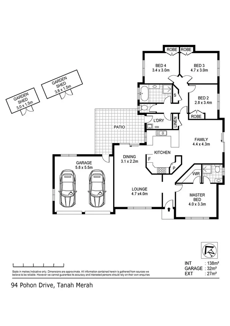 Floorplan of Homely house listing, 94 Pohon Drive, Tanah Merah QLD 4128