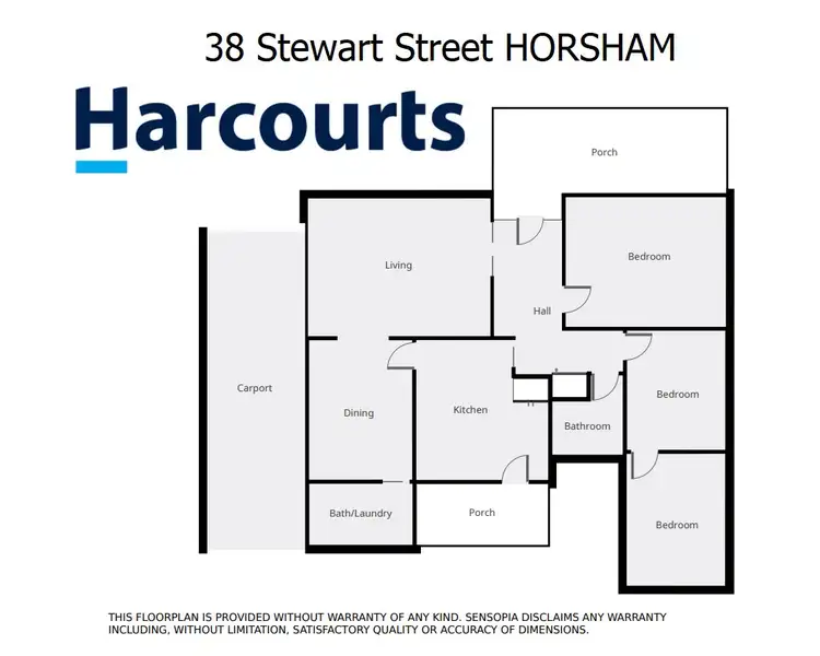 Floorplan of Homely house listing, 38 Stewart Street, Horsham VIC 3400