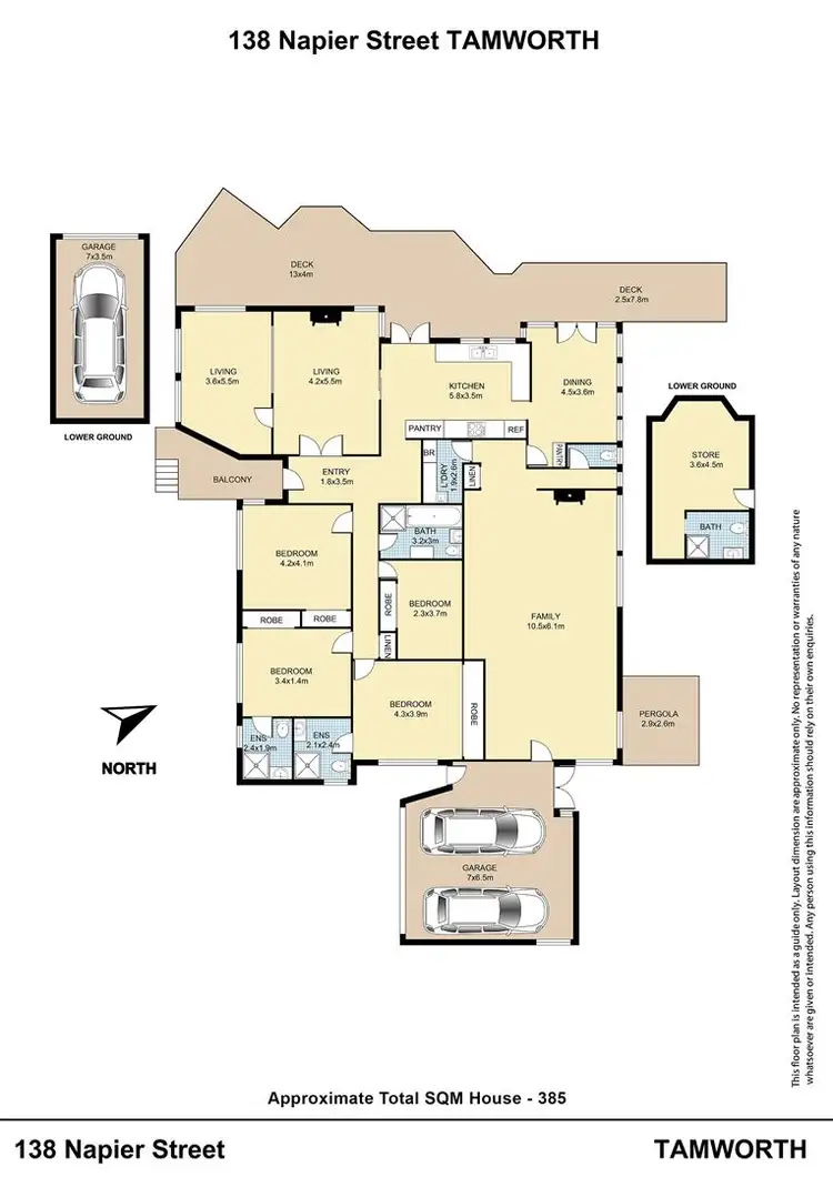 Floorplan of Homely house listing, 138 Napier Street, Tamworth NSW 2340