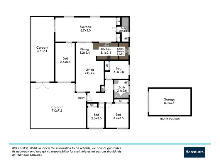 Floorplan of Homely house listing, 22 Kirsty Crescent, Hassall Grove NSW 2761