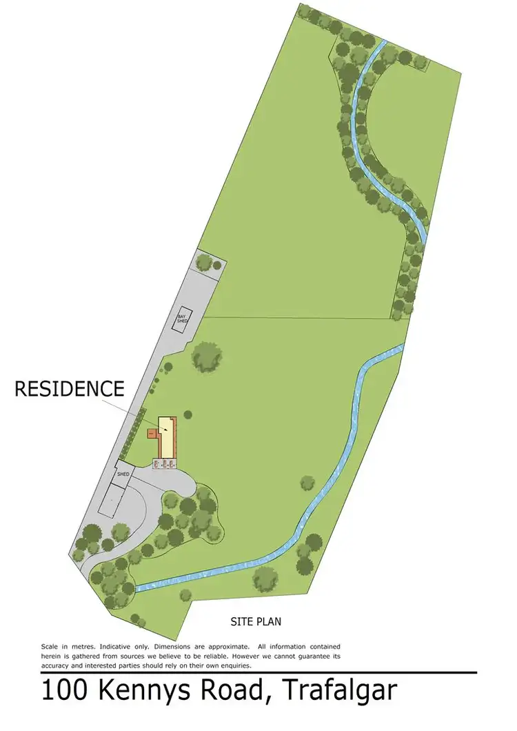 Floorplan of Homely rural property listing, 100 Kennys Road, Trafalgar VIC 3824
