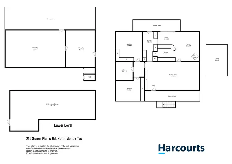Floorplan of Homely rural property listing, 215 Gunns Plains Road, North Motton TAS 7315