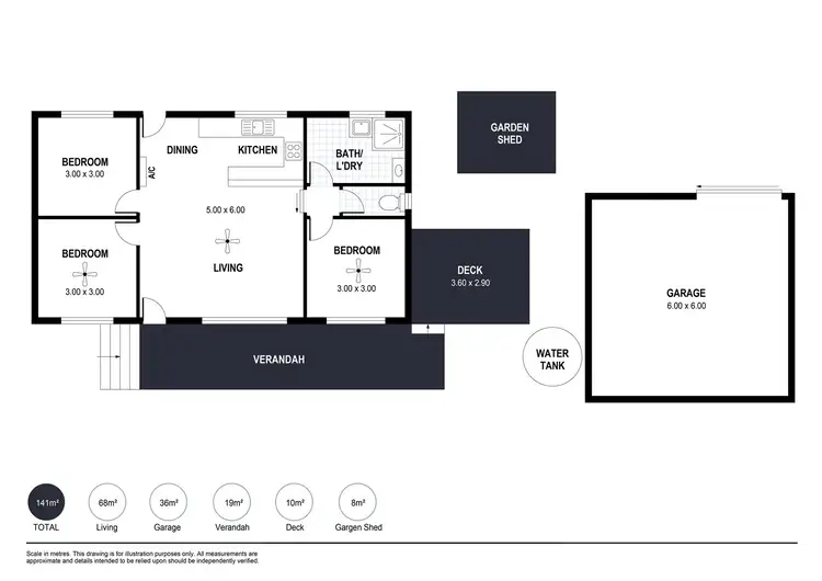 Floorplan of Homely house listing, 8 First Avenue, Hayborough SA 5211