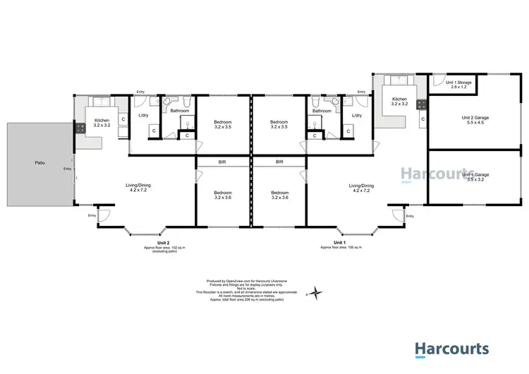 Floorplan of Homely unit listing, 2/24 Richard Place, Ulverstone TAS 7315