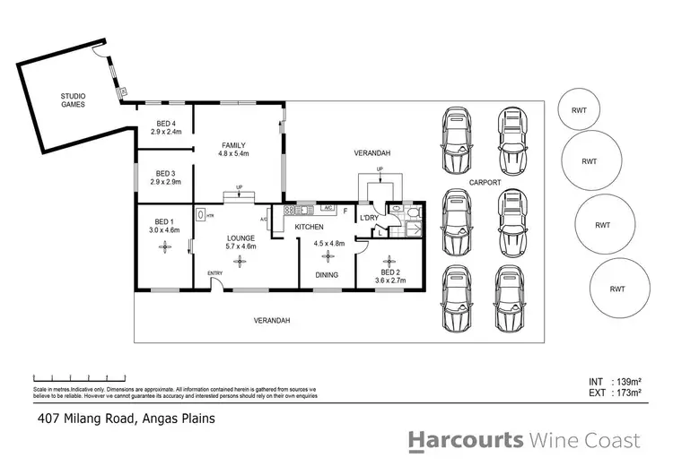 Floorplan of Homely rural property listing, 407 Milang Road, Strathalbyn SA 5255