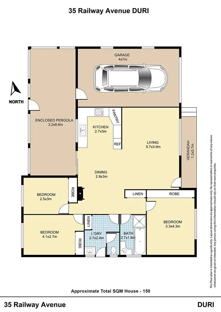 Floorplan of Homely house listing, 35 Railway Avenue, Tamworth NSW 2340