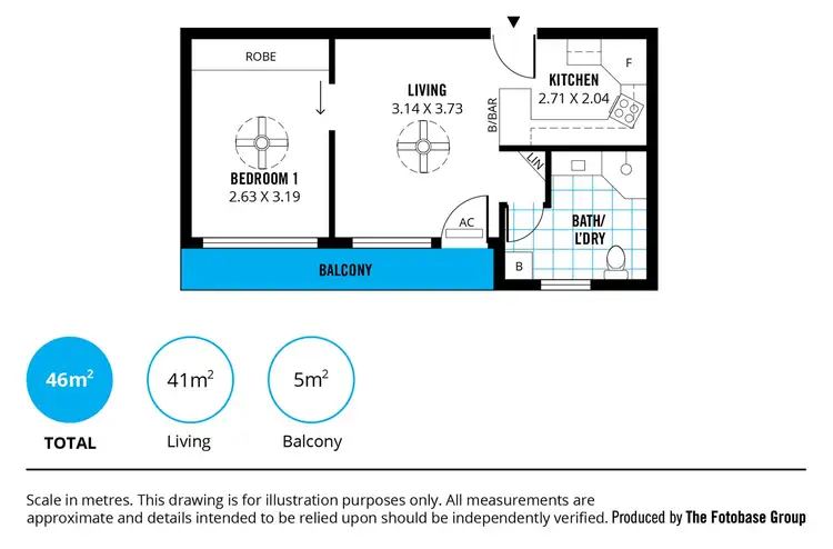 Floorplan of Homely unit listing, 17/333 Fullarton Road, Parkside SA 5063