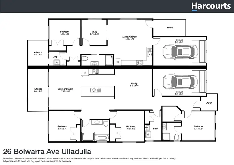Floorplan of Homely semi-detached listing, 26 Bolwarra Avenue, Ulladulla NSW 2539
