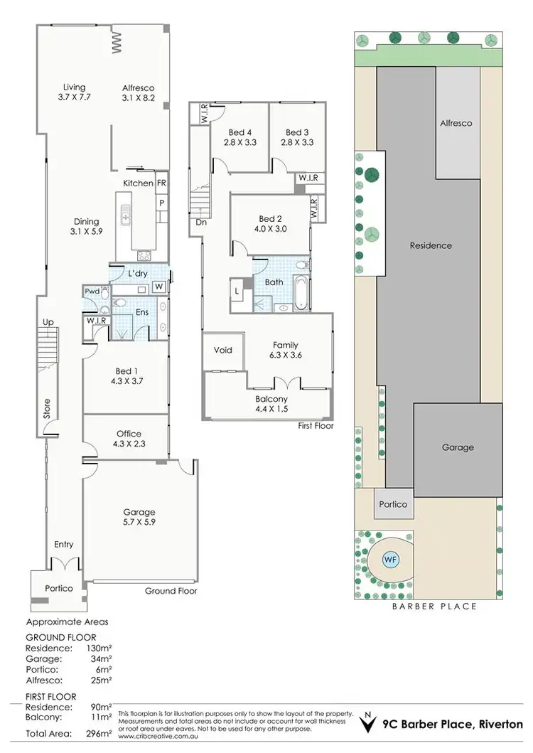 Floorplan of Homely house listing, 9C Barber Place, Riverton WA 6148