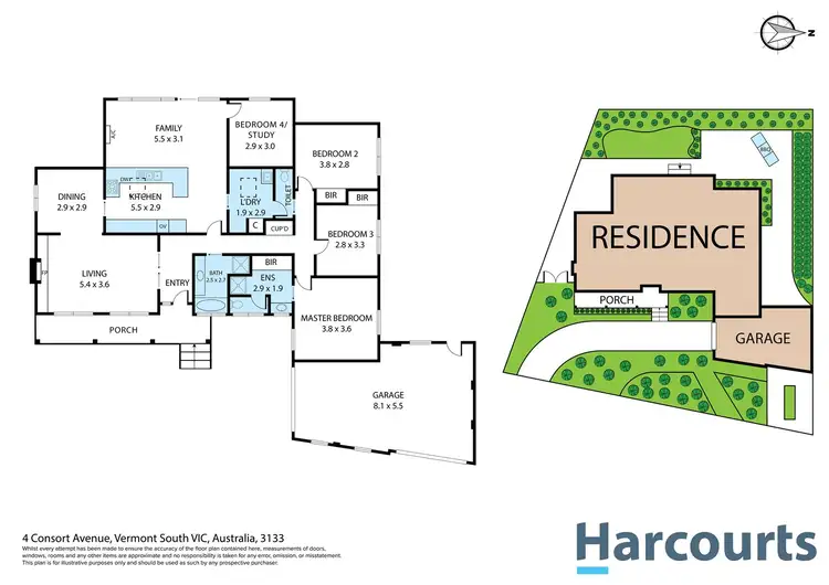Floorplan of Homely house listing, 4 Consort Ave, Vermont South VIC 3133