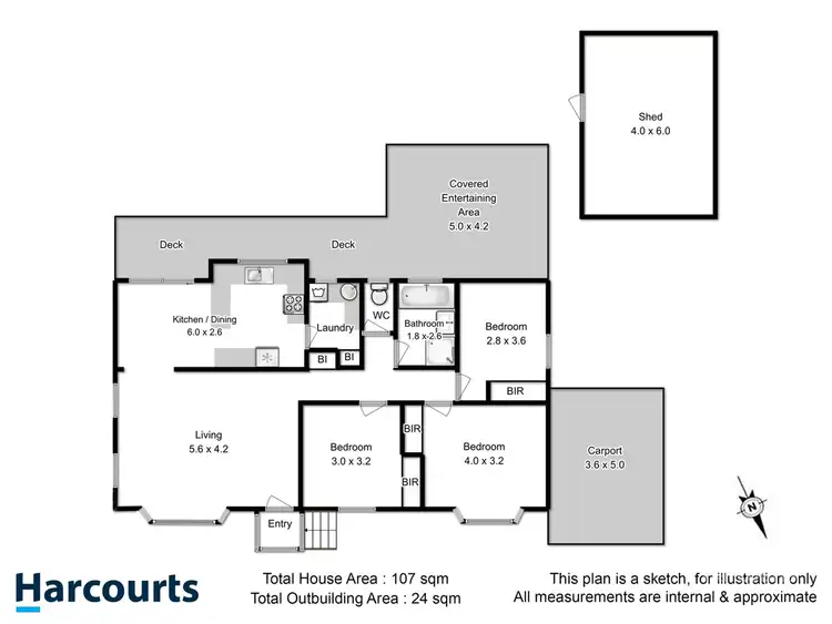 Floorplan of Homely house listing, 23 Erin Close, Brighton TAS 7030