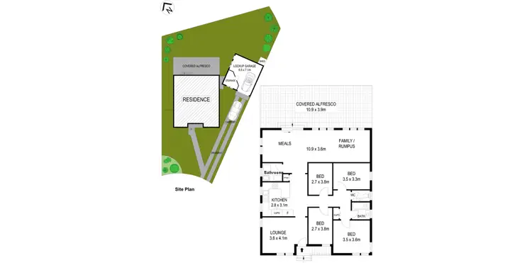 Floorplan of Homely house listing, 6 Coppin Place, Doonside NSW 2767