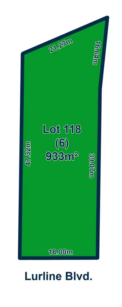 Floorplan of Homely land listing, lot 118 (6) Lurline Blvd, Sellicks Beach SA 5174