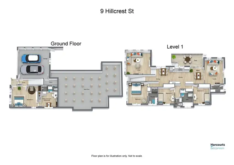 Floorplan of Homely house listing, 9 Hillcrest Street, Crace ACT 2911