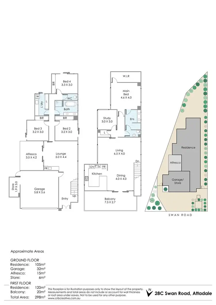 Floorplan of Homely house listing, 28C Swan Road, Attadale WA 6156