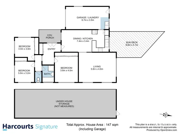 Floorplan of Homely house listing, 14 Donald Court, Glenorchy TAS 7010