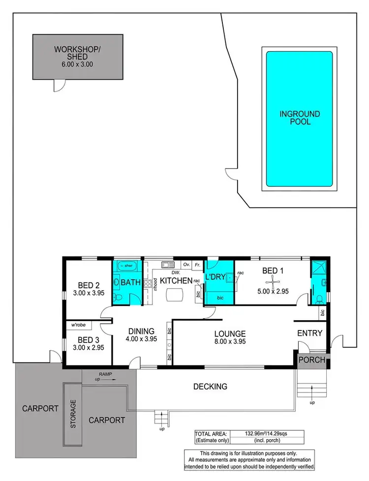 Floorplan of Homely house listing, 20 Ridgway Drive, Flagstaff Hill SA 5159