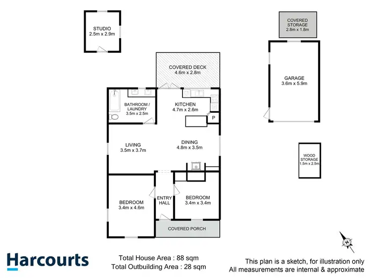Floorplan of Homely house listing, 32 Agnes Street, Ranelagh TAS 7109