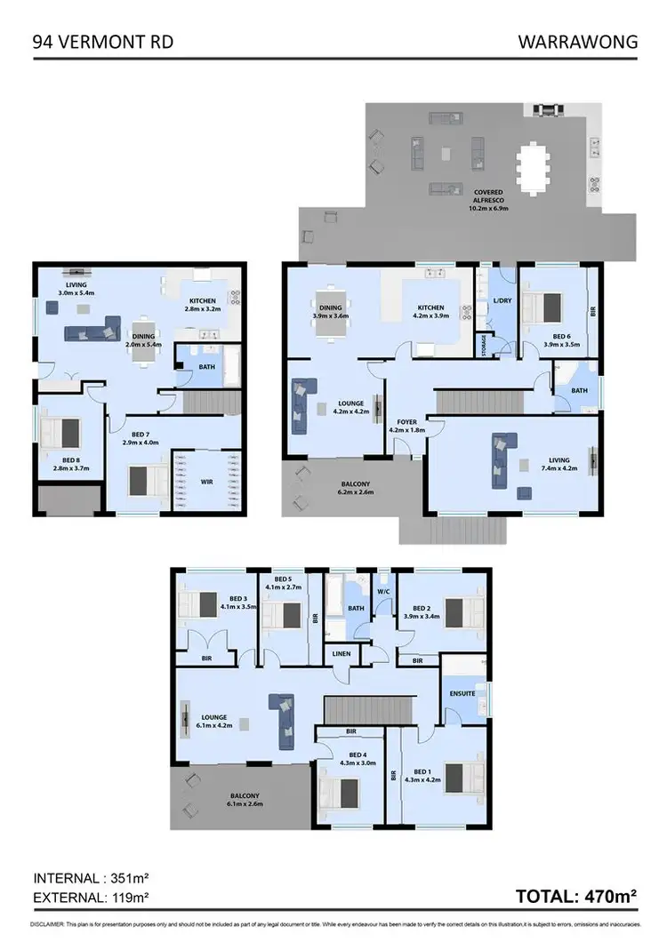 Floorplan of Homely house listing, 94 Vermont Road, Warrawong NSW 2502