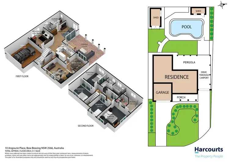 Floorplan of Homely house listing, 10 Angourie Place, Bow Bowing NSW 2566